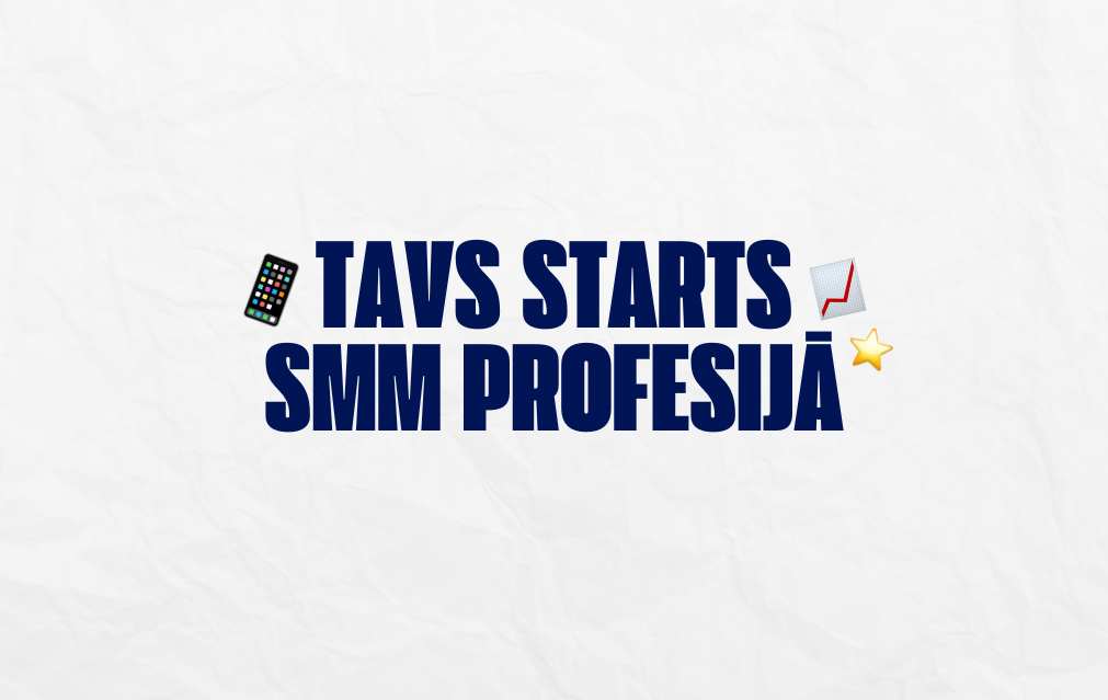 SMM profesijas pamati iesācējiem